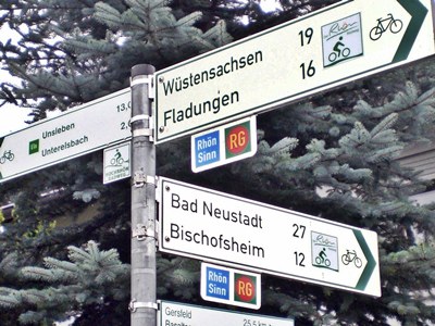 Radwege und Radtouren